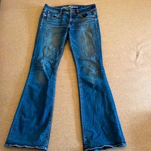 American Eagle Super Stretch Kick Boot Jeans